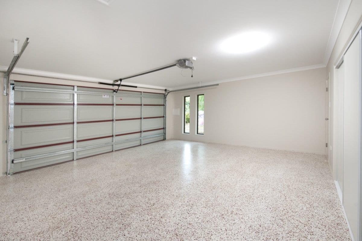 gravier resine garage